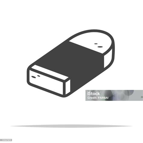 Rubber Eraser Icon Transparent Vector Isolated Stock Illustration ...