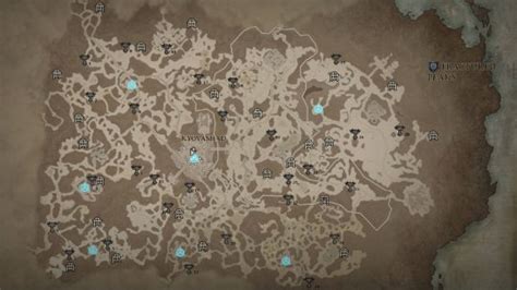 Diablo 4 Map, Altars Of Lilith, Stronghold And World Boss Locations