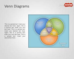 Free Creative Venn Diagrams PowerPoint Template - Free PowerPoint Templates - SlideHunter.com
