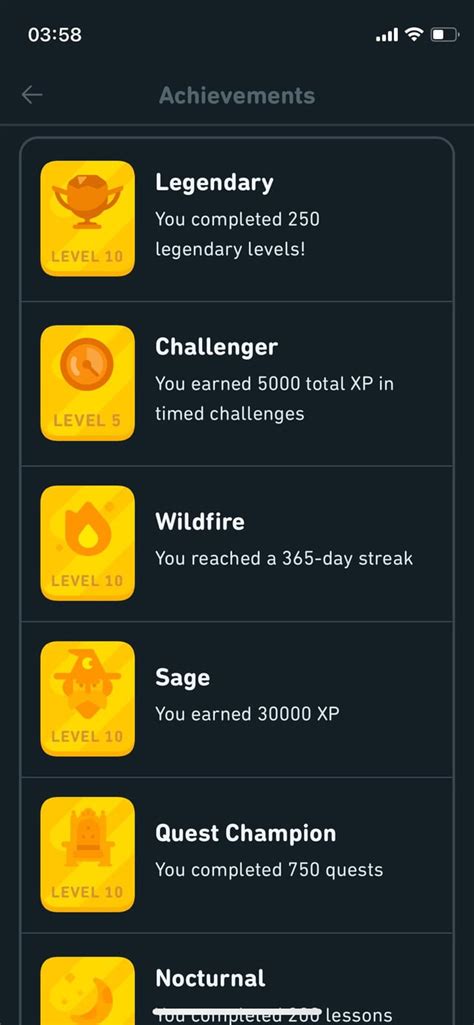 Finally! 100% achievements! : r/duolingo