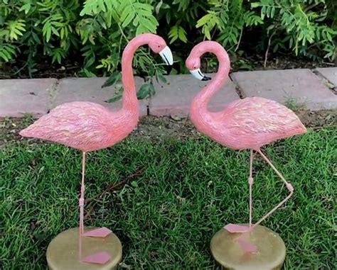 DIY Flamingo Sculpture With Clay - The Newlywed