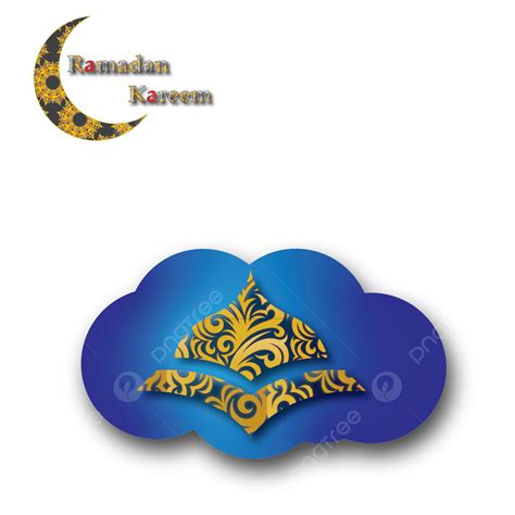 Quran Ramadan Kareem Vector Art PNG, Ramadan Kareem With Cloud, Moon ...