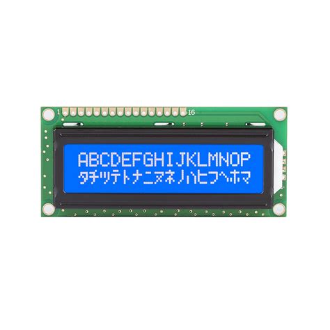 Blue 1602 LCD 16x2 Character LCD Arduino Display For Arduino - Digilog.pk