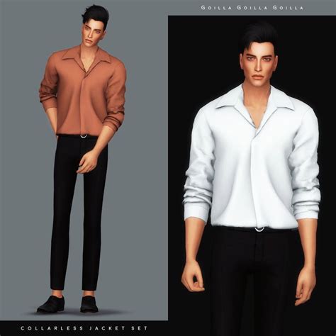 Loose Shirts | Sims, Kıyafet, Sims 4