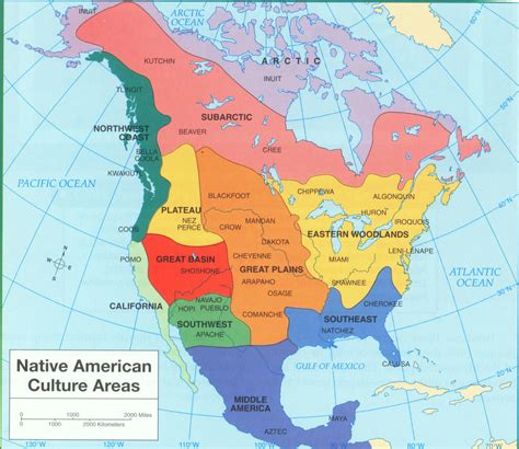 Native American Cultural Regions Diagram | Quizlet