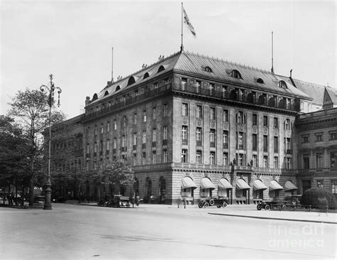 Exterior Of Adlon Hotel In Berlin by Bettmann