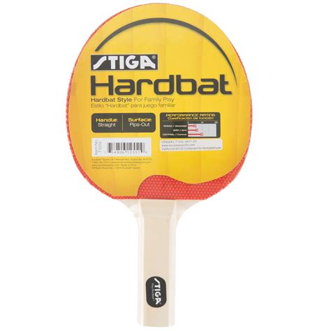 Stiga T1202 Hardbat Ping Pong Paddle