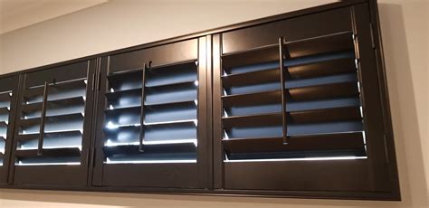 Black Plantation Shutters | Indoor Blinds and Shutters