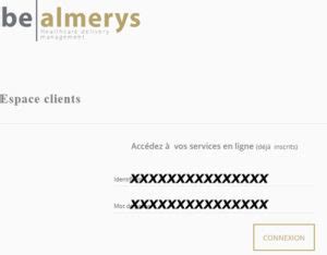 www.almerys.com Créer un Compte - Almerys Espace Client en ligne