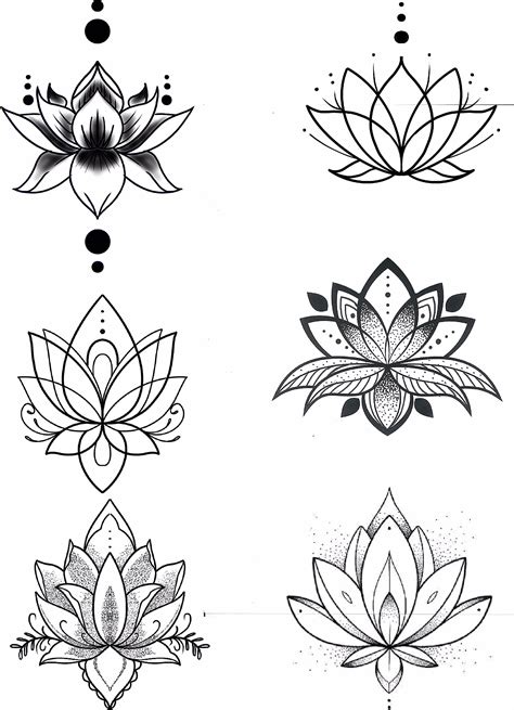 Fleur de lotus | Lotus tattoo design, Small lotus tattoo, Flower tattoo designs