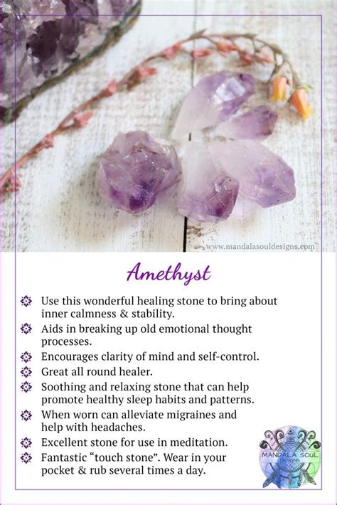 AMETHYST - The Healing and Beneficial Properties - Conjure Your Soul's Desires | Crystal healing ...