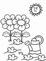 Garden Coloring Pages  Free Printable For Kids sketch template
