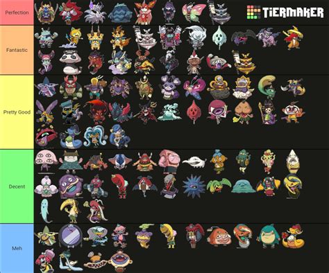 Making A Yo Kai Watch Tier List Based On Competitive Use Part 2 Youtube - Photos