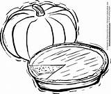 Thanksgiving Pie Coloring Pages sketch template