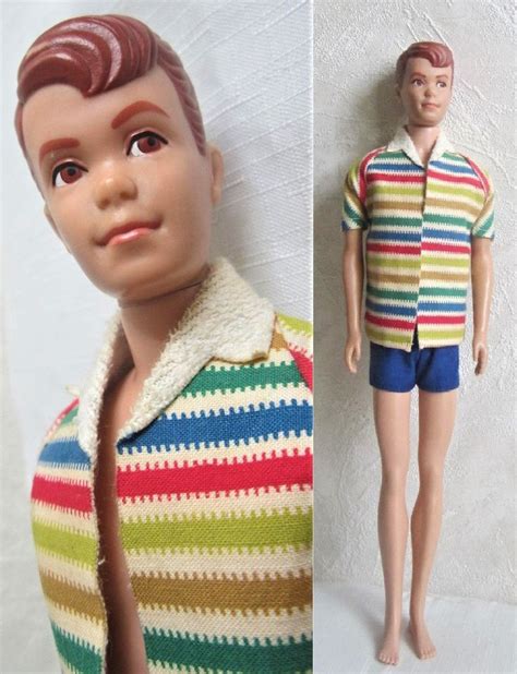 1964 Allan Mattel Doll 1000 Straight Leg Allan Striped Jacket Shorts ...