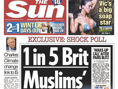 Sun forced to admit ‘1 in 5 British Muslims’ story was 'significantly ...