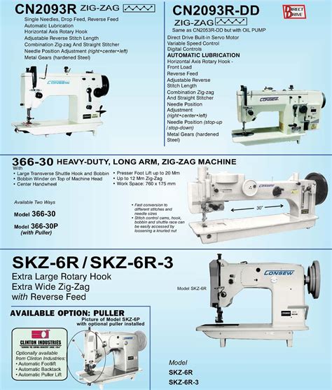 CONSEW SEWING MACHINES