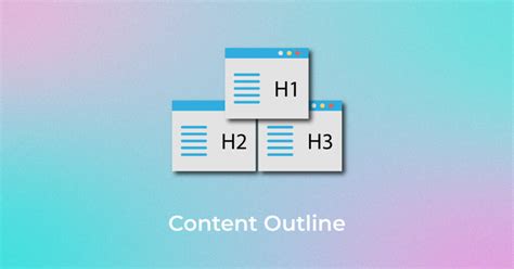 Content Outlines - 6 easy steps to outline your content