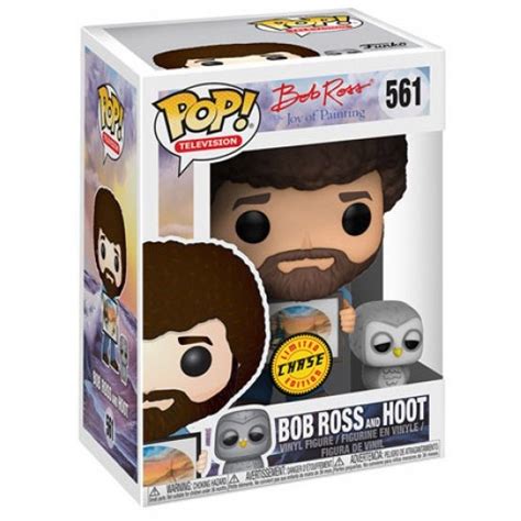 Funko POP Bob Ross & Hoot (Chase) (Bob Ross) #561