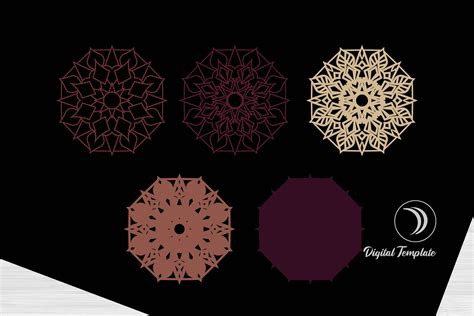 Layered Mandala SVG Laser Cut File Mandala Design - Etsy