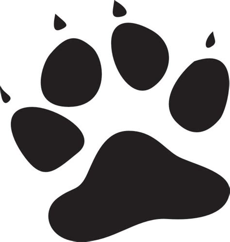 Cat Paw Print Stencil - ClipArt Best