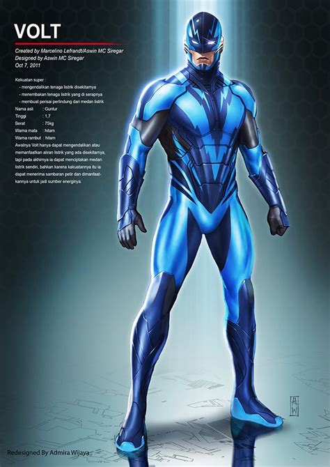 VOLT by AdmiraWijaya.deviantart.com | Superhero design, Superhero, Superhero suits