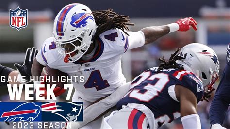 Buffalo Bills vs. New England Patriots | 2023 Week 7 Game Highlights - Win Big Sports