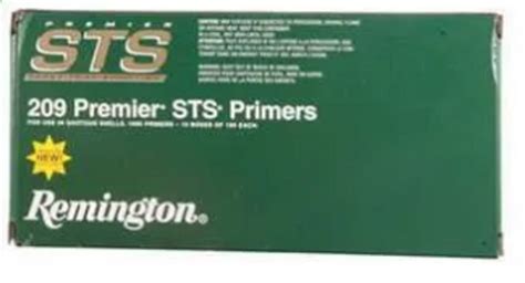 REMINGTON 209 PRIMERS PREMIER STS 1000 PRIMERS - LIMITLESS AMERICA