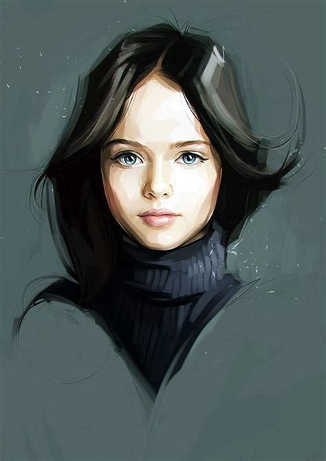 40 Spectacular Digital Painting Portraits - Bored Art