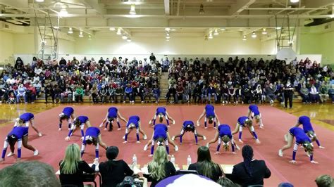 Midlothian Middle School at Chesterfield County Middle School Cheer Competition 2019 - YouTube