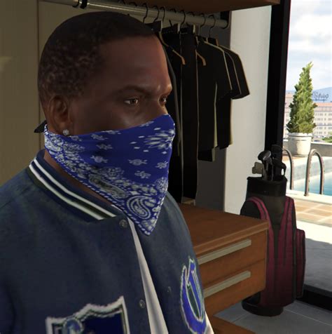 Crips Gang Clothes for Franklin - GTA5-Mods.com