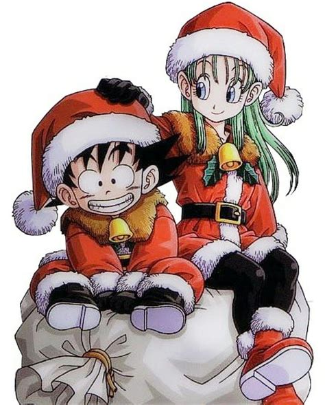 Goku & Bulma Merry Christmas, goku christmas HD phone wallpaper | Pxfuel