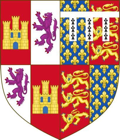 Arms of John of Gaunt, King of Castile - John of Gaunt, 1st Duke of Lancaster - Coat of arms of ...