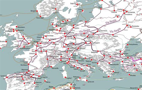 Mapping medieval trade routes « Quotulatiousness