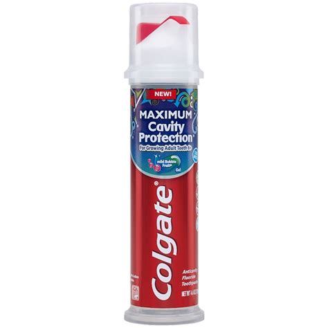 Colgate Maximum Cavity Protection Kids Pump - Ingredients - Protection - Сomposition