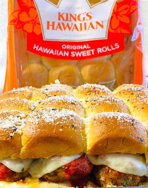 Hawaiian Roll Cheesy Meatball Sliders - Cooks Well With Others