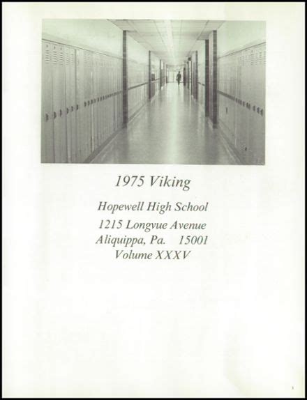 Explore 1975 Hopewell High School Yearbook, Aliquippa PA - Classmates