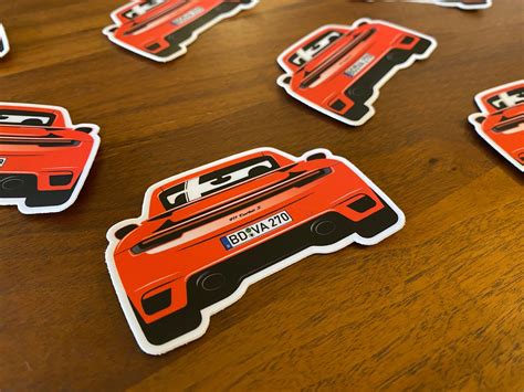 Porsche 911 Turbo S Sticker Decal Gift Sticker - Etsy