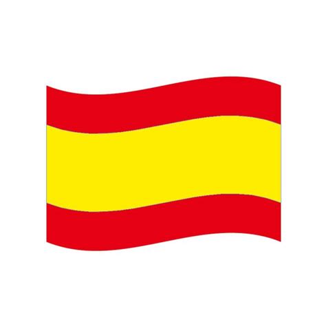 Pegatina de Bandera España sin Escudo