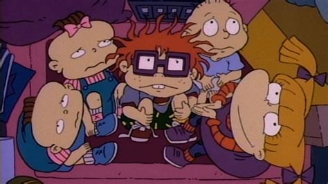 Watch Rugrats Season 3 Episode 24: Kid TV/The Sky is Falling - Full ...