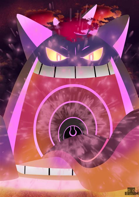 ArtStation - Gengar Gigantamax - The Great Ghost