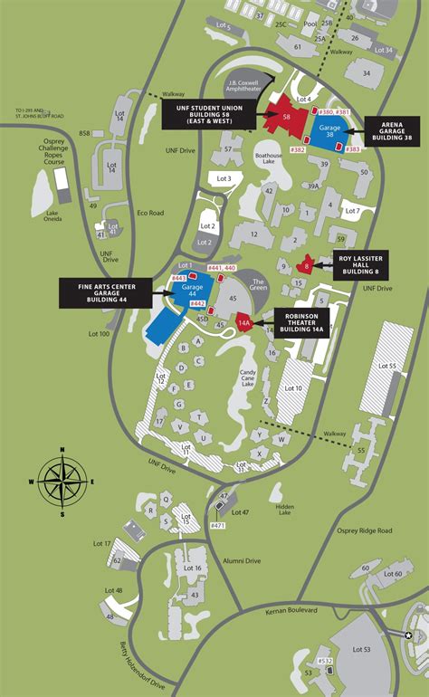 Campus Map & Parking – GREEN FIRE