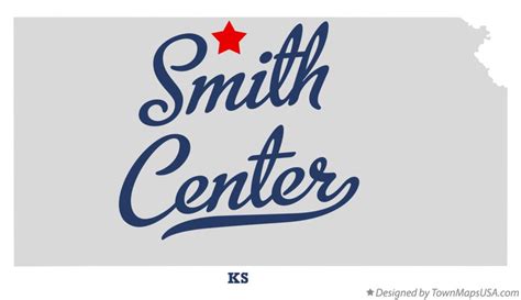 Map of Smith Center, KS, Kansas