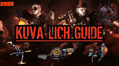 Easy Kuva Lich Guide | Warframe Kuva Lich Beginner's Guide 2020 - YouTube