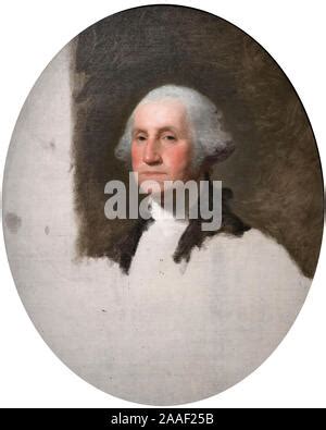 Portrait of George Washington by Gilbert Stuart 1797 Stock Photo - Alamy