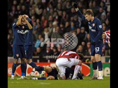 Aaron Ramsey Injury: Stoke City 1-3 Arsenal - YouTube