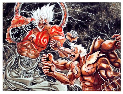 Asura's Wrath - Asura vs Augus by Hollow-Moon-Art | Asura's wrath, Moon ...