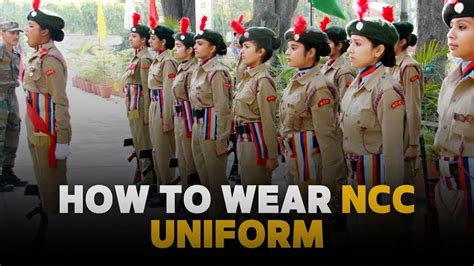 How to Wear NCC Uniform | NCC Uniform | NCC Journey - YouTube