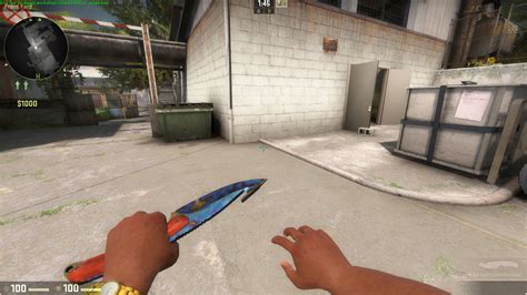 [H]Blue Gem StatTrak Butterfly Knife, M9 BS Blue, blue gem gut knife bs ...