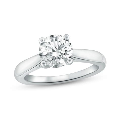 Diamond Solitaire Ring 1-1/2 ct tw Round Platinum (VS2/I) | Jared